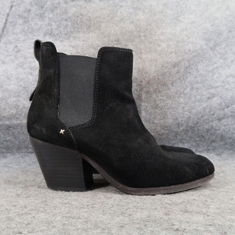 Rag & Bone Shoe Women 5 Chelsea Boot Devon Ankle Bootie Leather Block Heel Black - Picture 16 of 16